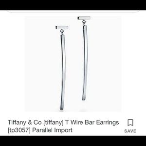 ISO Tiffany T-Bar Silver Earring